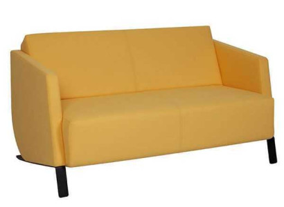 Yellow 2-Seater Modern Living room Upholstery Textile Couches Luxury 2-seater new